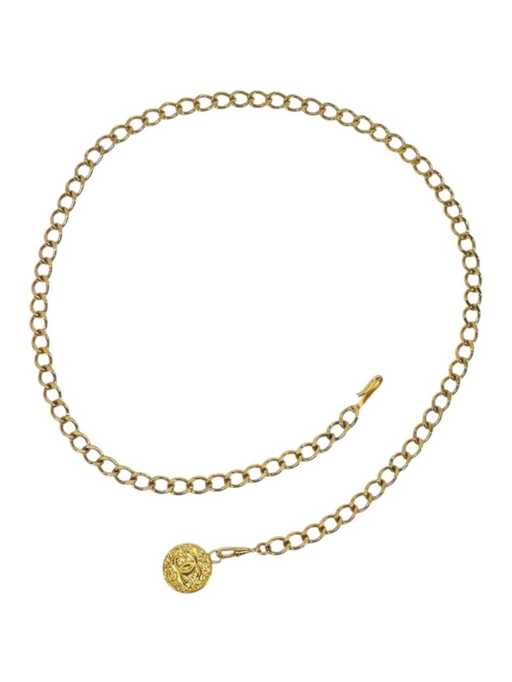 Chanel Belt CC Logo Chain Gold Plated